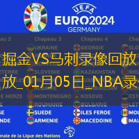 2025年1月5日NBA常规赛掘金vs马刺