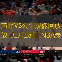 2025年1月18日NBA常规赛黄蜂vs公牛